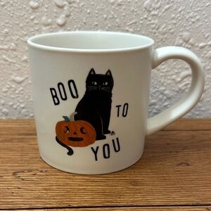 Halloween Cat Mug - Black and Orange
